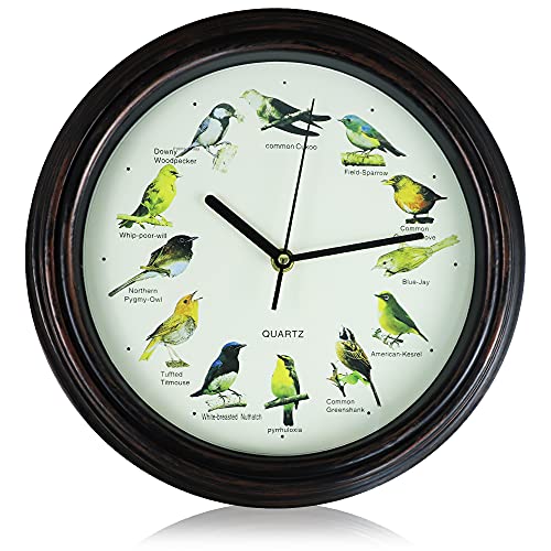 British Singing Bird Wall Clock - An Analog Classic for Your Home