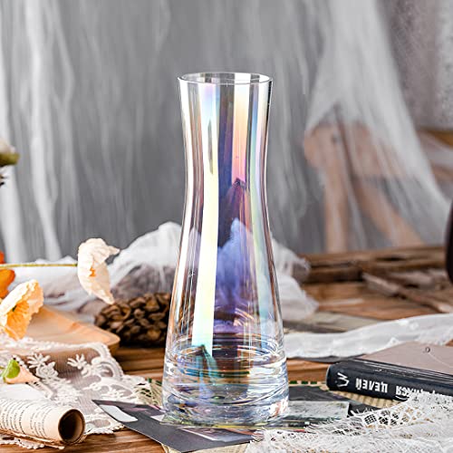 DEANGSHI Tall Clear Glass Flower Vase