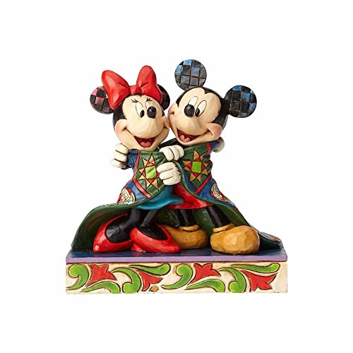 Disney Traditions Mickey Minnie Mouse Christmas Figurine
