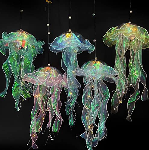 Colorful Jellyfish Lamp