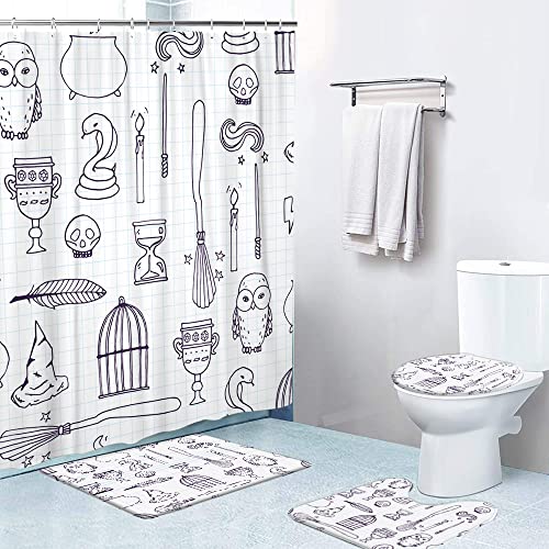 Robe Factory Harry Potter Ravenclaw Shower Curtain House Bathroom Decor  with Hook Rings