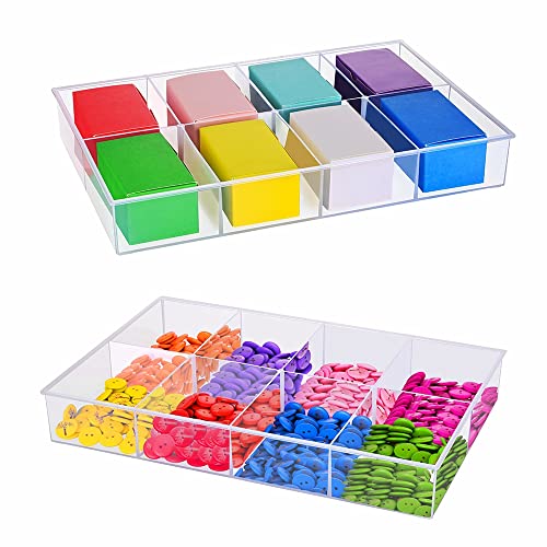 BangQiao 8 Grids Organizer Tray and Storage Container
