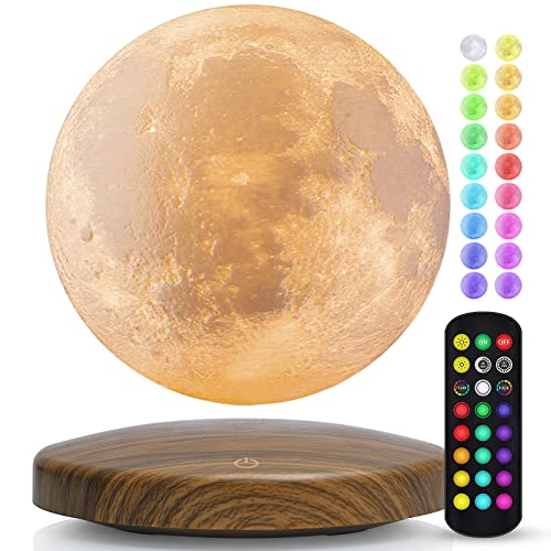 Floating Moon Lamp with Magnetic Levitation