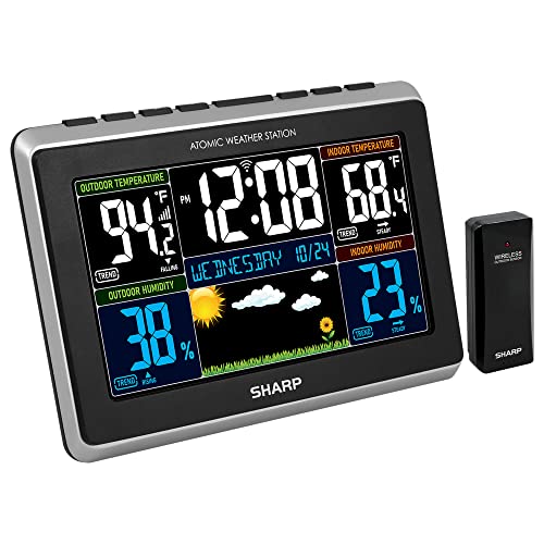 Sharp Weather Station - Easy to Read Color Display