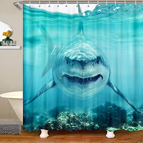 Feelyou Shark Shower Curtain