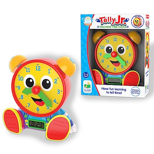Telly Jr. Teaching Time Clock - Toddler Toy & Gift