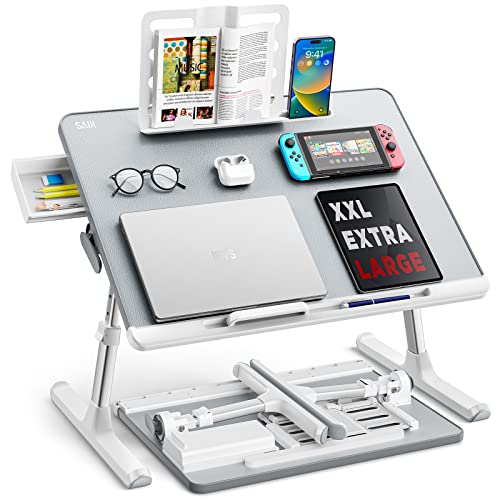 SAIJI Laptop Bed Tray Desk: Adjustable and Versatile Workspace