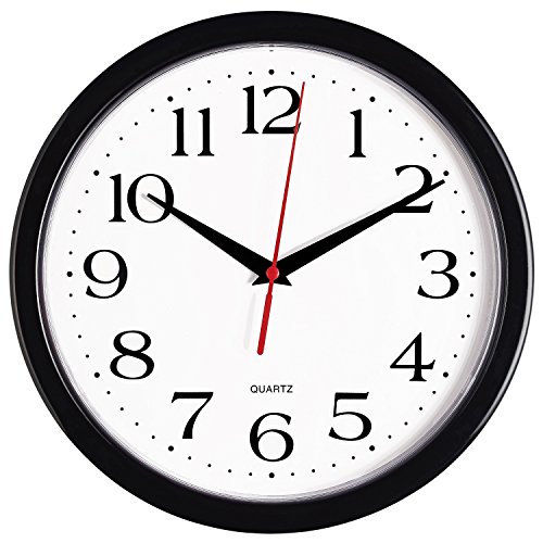 Bernhard Products Black Wall Clock