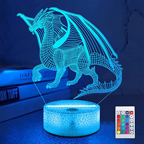 Lampeez 3D Dragon Lamp Night Light