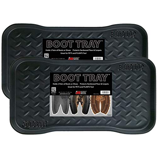 JobSite Heavy Duty Boot Tray - Multi-Purpose for Shoes, Pets, Garden