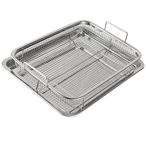 Stainless Steel Crisper Tray and Basket
