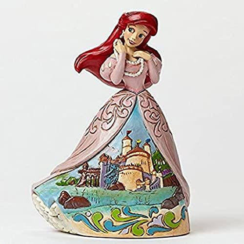 Disney Traditions Ariel with Castle Dress Figurine