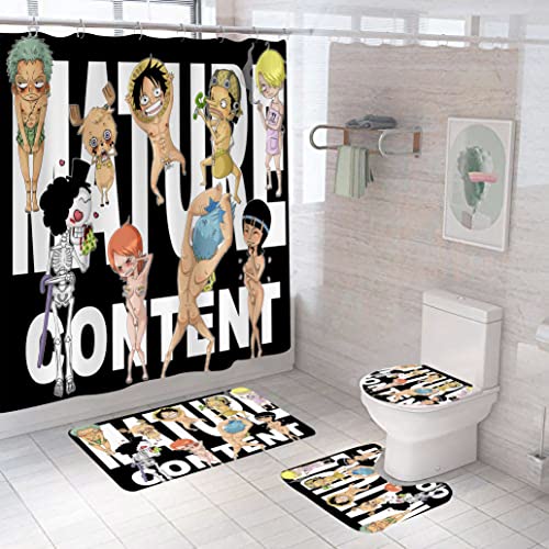 Anime Shower Curtain Set