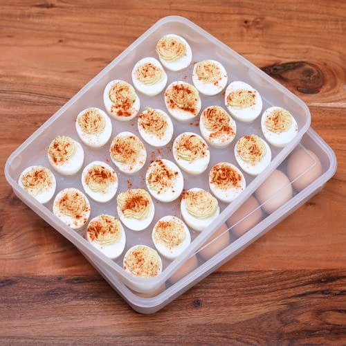 Convenient Deviled Egg Containers - Make Perfect Deviled Eggs with Ease