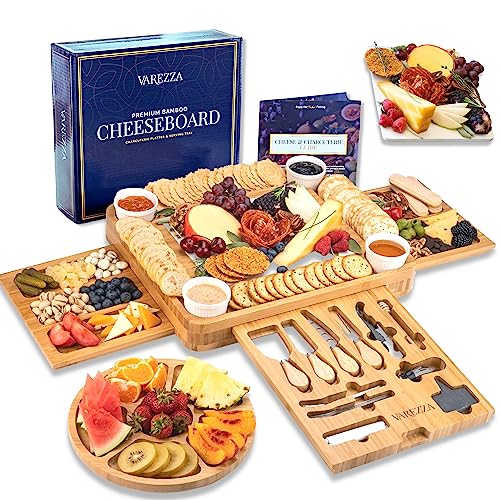 Bamboo Cheese Board and Knife Set