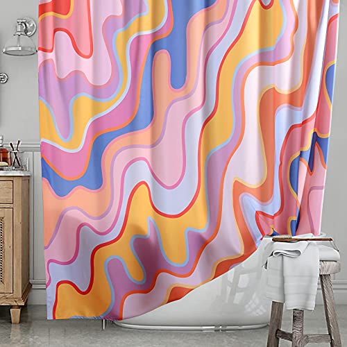 Abstract Art Stall Shower Curtain