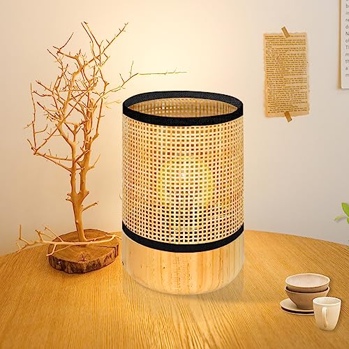 YASTLY Bamboo Weaving Table Lamp