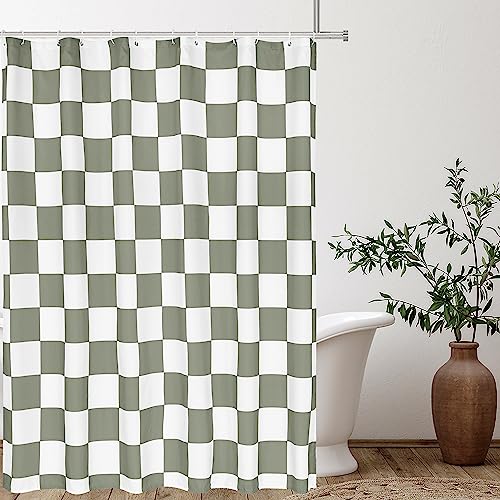 Tititex Checkerboard Shower Curtain