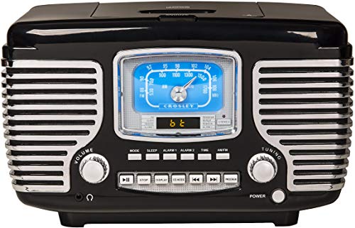 Crosley Corsair Tabletop AM/FM Bluetooth Radio with CD Player