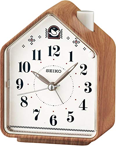 SEIKO QHP005A - Brown Alarm Clock