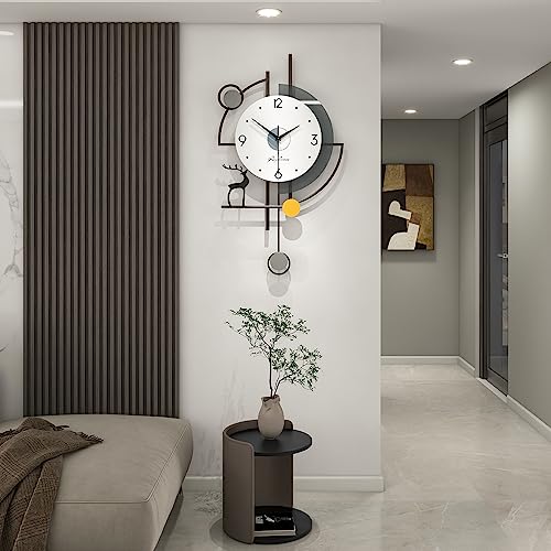 Large Wall Clock for Living Room Decor