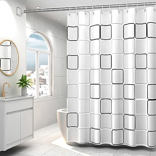 TIKABC Shower Curtain Liner: Non-Toxic, Waterproof, and Stylish