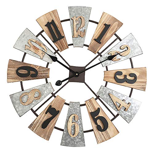 Large Farmhouse Wall Clock