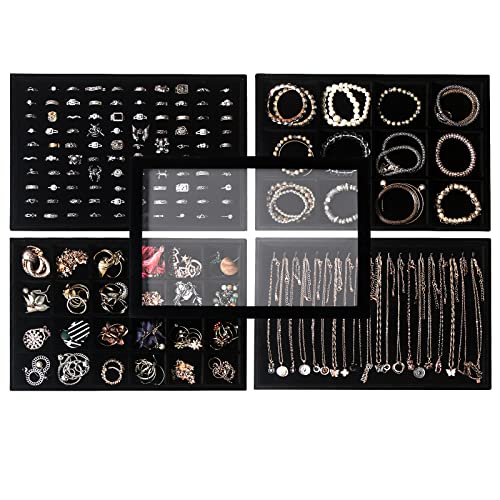 Stackable Jewelry Organizer Trays