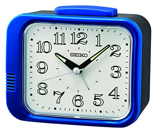 Seiko Blue Bedside Alarm Clock