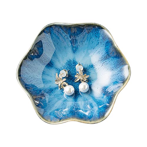 BEUNAIZER Ceramic Jewelry Dish Tray - Compact and Elegant Storage Solution