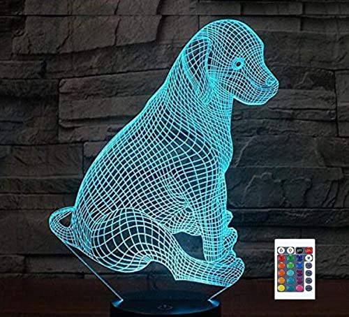 3D Dog Animal Lamp Night Light