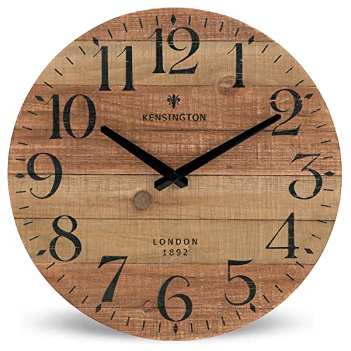 Rustic Farmhouse Wood Wall Clock