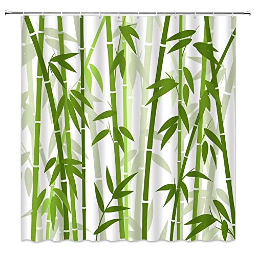 ZKJSMGS Bamboo Shower Curtain