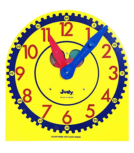 Judy Clock for Kids, Teaching Clock for Classroom or Home School