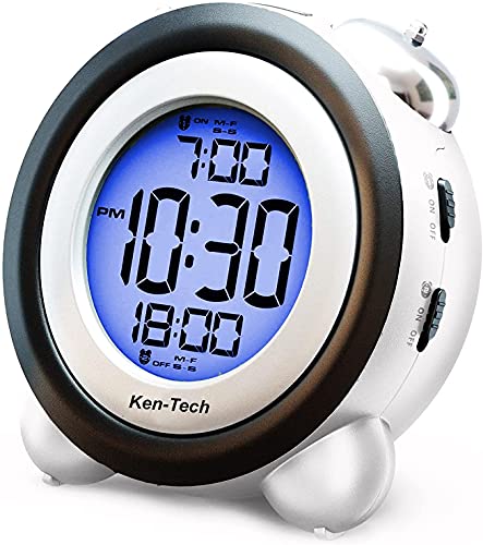 Digital Alarm Clock for Heavy Sleepers and The Hearing Impaired