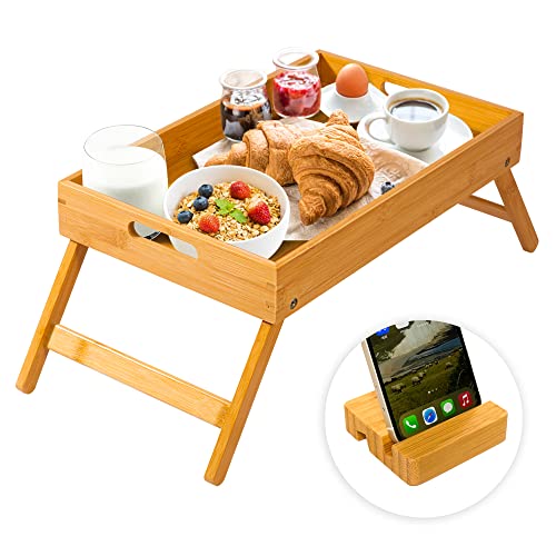 Bellsal Small Bamboo Bed Tray Table
