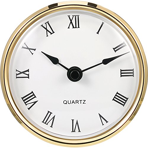 Hicarer 3-1/8 Inch Quartz Clock Fit-up/Insert