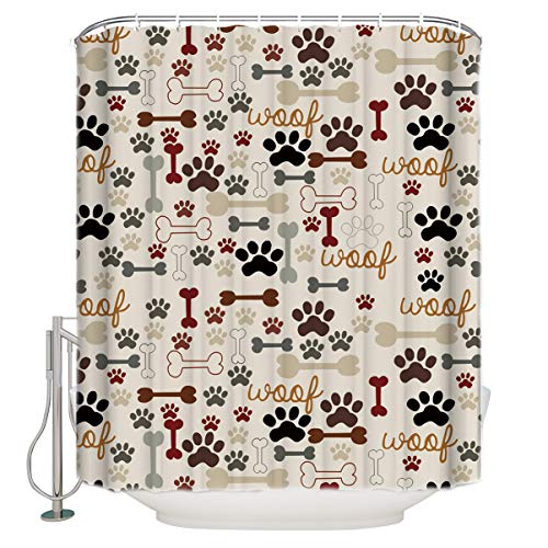 Dog Paws Shower Curtains