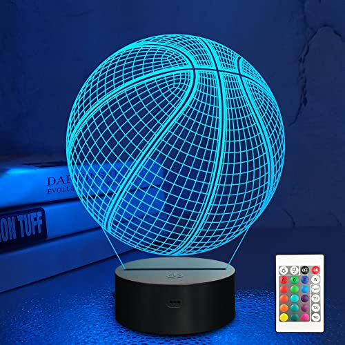 Lampeez Basketball Night Light Kids 3D Lamp