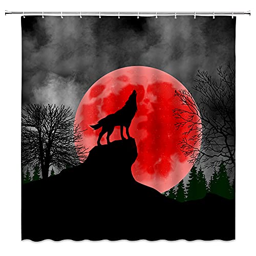 Wolf Shower Curtain by CHui DECOR