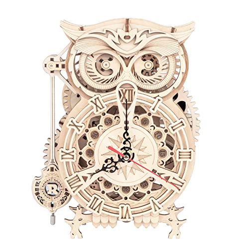 RoWood 3D Owl Clock Puzzle