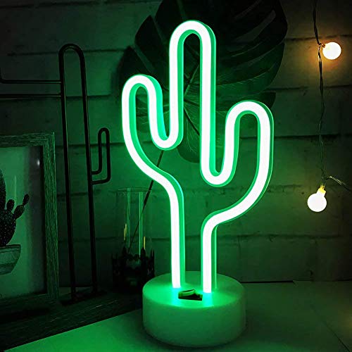 LED Cactus Neon Lights Night Lights