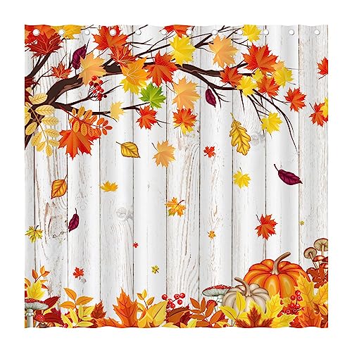 Fall Shower Curtain Set