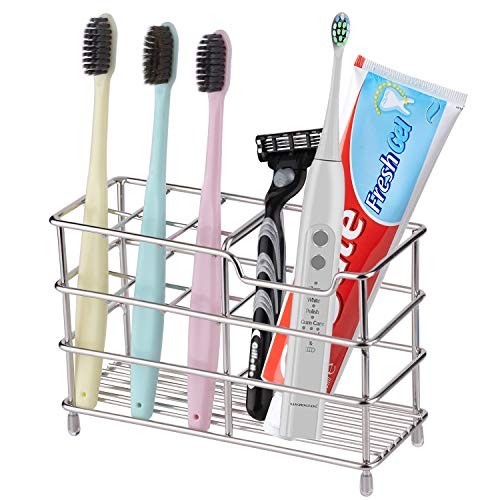 Stainless Steel Toothbrush Holder with 7 Slots