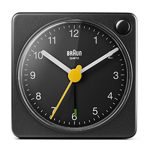 Braun Travel Analogue Clock with Snooze and Light
