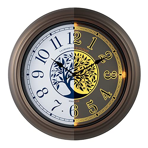 La Crosse Clock 403-3246BR Wall Clock