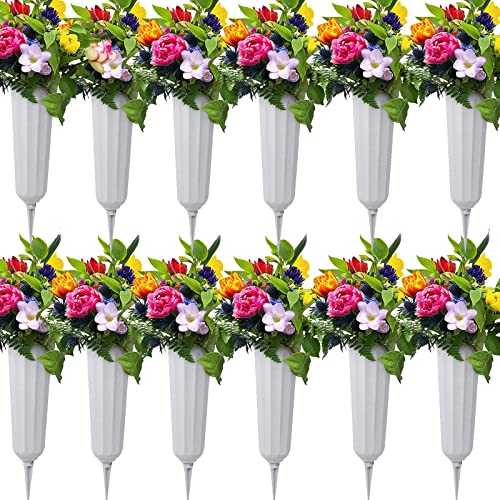 Cemetery Flower Holder with Spikes (12 Pack)