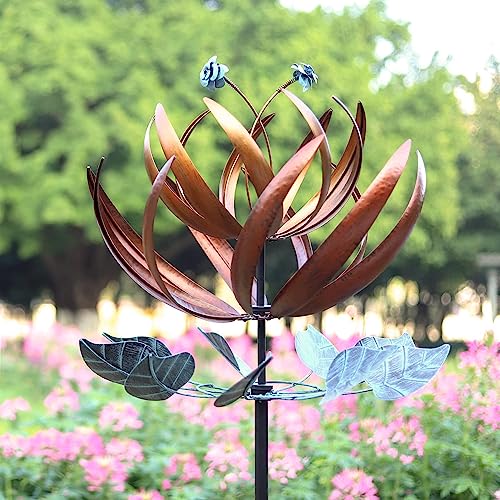 Pure Echo Copper Wind Spinners for Yard and Garden