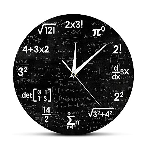 The Geeky Days Math Equations Clock