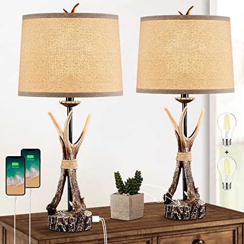 Fullarge Touch Rustic Table Lamps